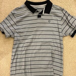 Brixton Black and Cream Tailored Shirt